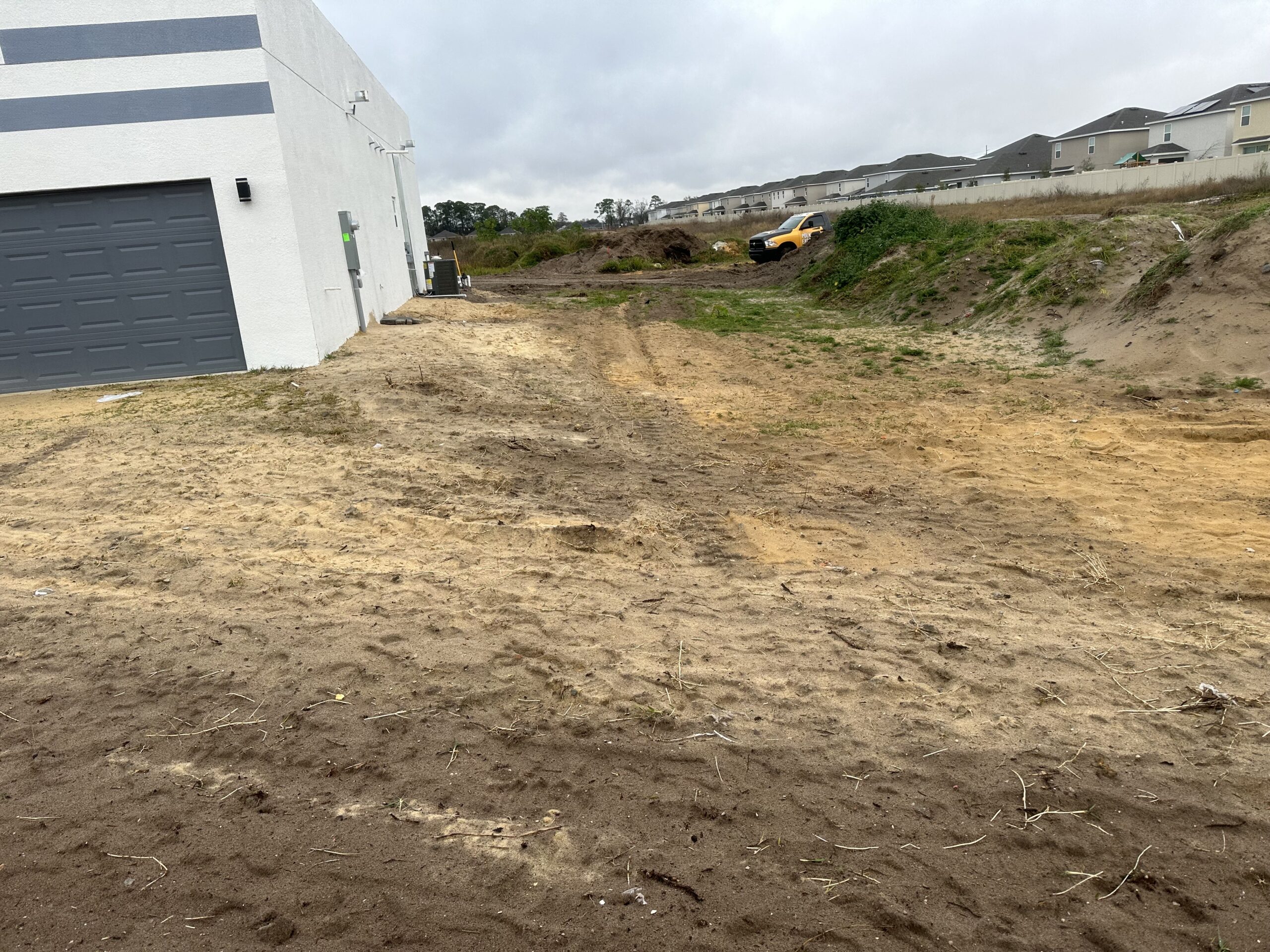 land grading equipment project in Winter Haven Florida