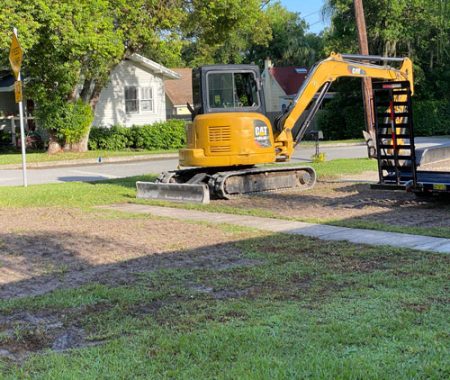 excavator demolition in Auburndale FL